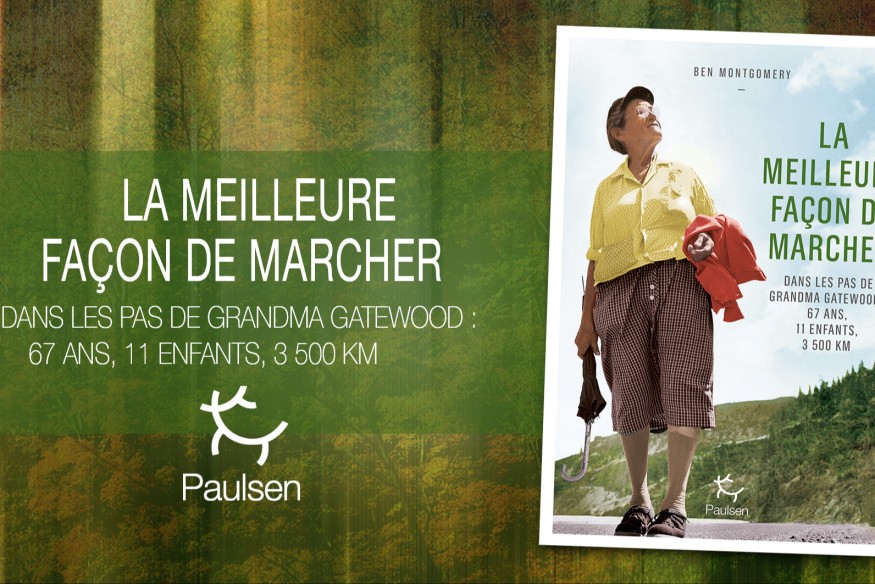‘La Meilleure façon de Marcher’ ; le beau récit d’aventure de GrandMa Gatewood est sorti aux éditions Paulsen… ce livre vous procurera une sensation de béatitude, de bonheur lors de sa lecture, et avec sincérité et simplicité saura vous toucher !