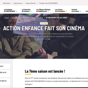 ‘Action Enfance fait son cinéma’. Les 15 courts-métrages de la 7ème édition sont en ligne