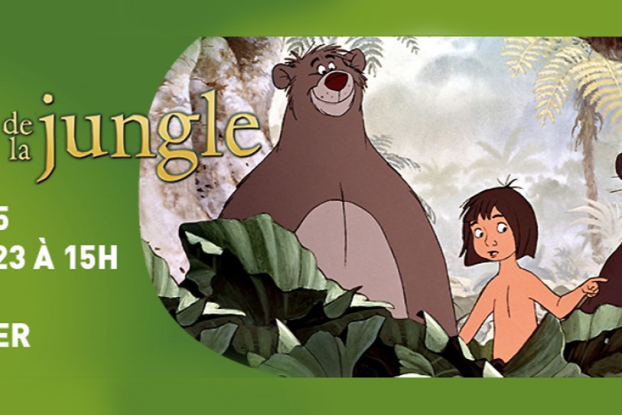 Projection du grand classique Disney 'le Livre De La Jungle', Halle Tony Garnier à Lyon, le dimanche 15 octobre à 15h