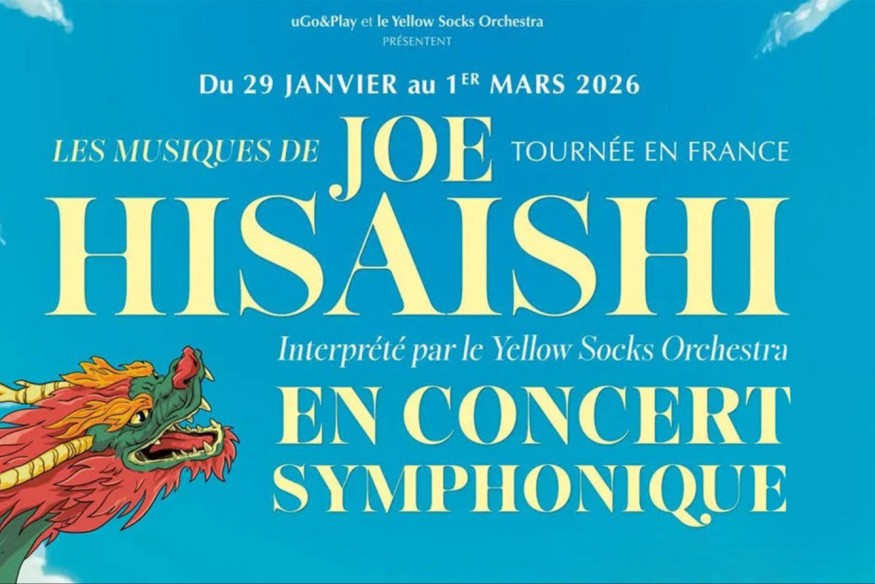 « LES MUSIQUES DE JOE HISAISHI EN CONCERT SYMPHONIQUE », une tournée aussi incroyable que musicalement aboutie, du 29 JANVIER au 01 MARS 2026 en FRANCE